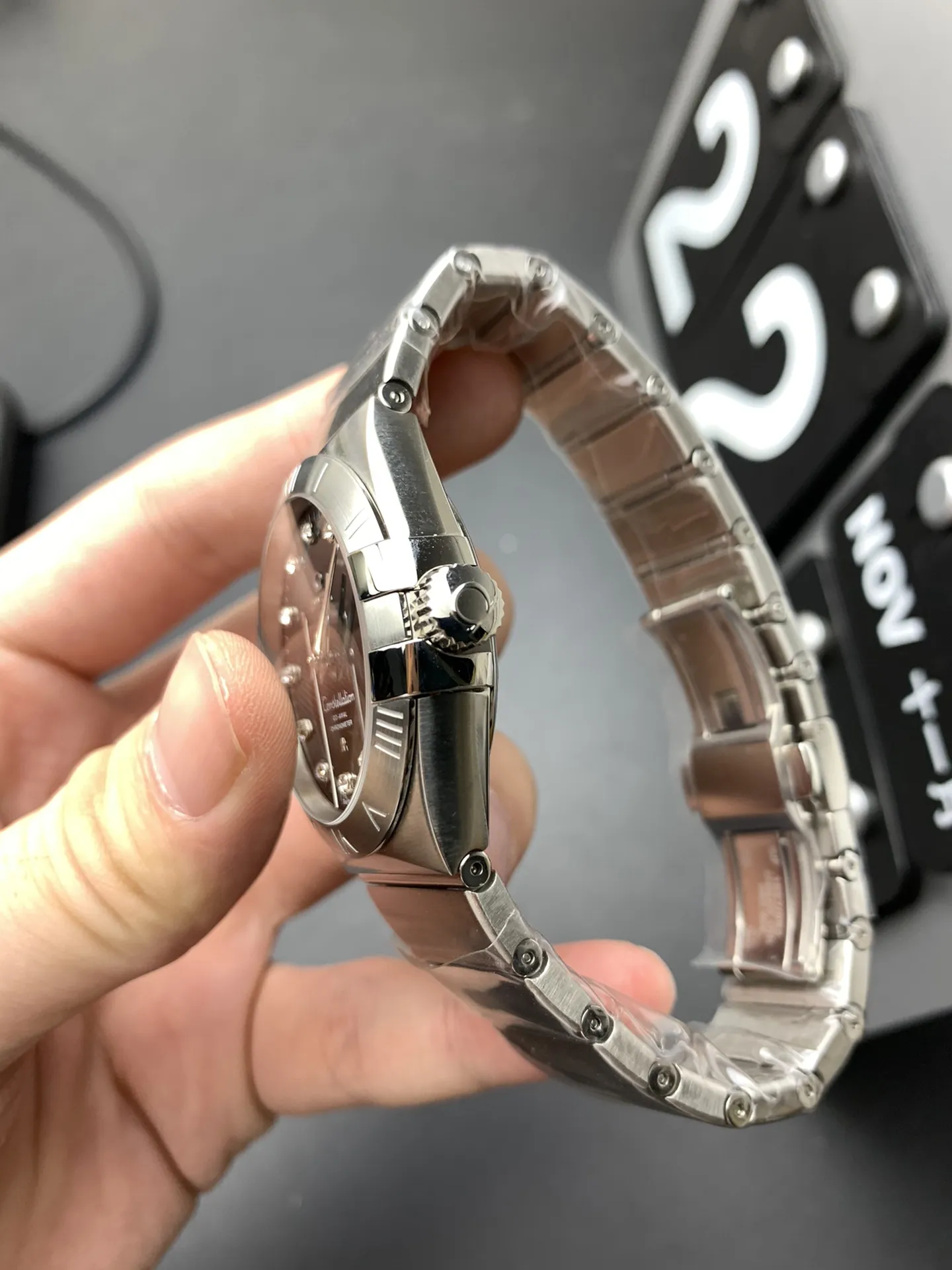 VS Factory Omega Constellation Co-Axial 38mm Black Diamond Dial (123.10.38.21.51.001) 1:1 Super Clone - DD8500 Movement - VS Factory Official photo 6