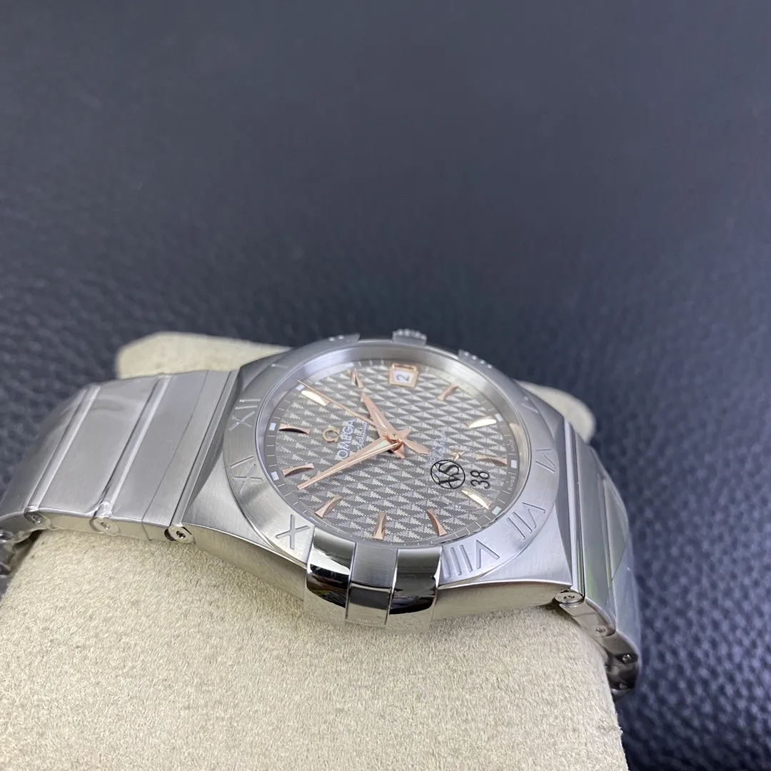 VS Factory Omega Constellation Co-Axial 38mm Steel & Sedna Accents (123.10.38.21.02.002) 1:1 Super Clone -DD8500 Movement - VS Factory Official photo 5