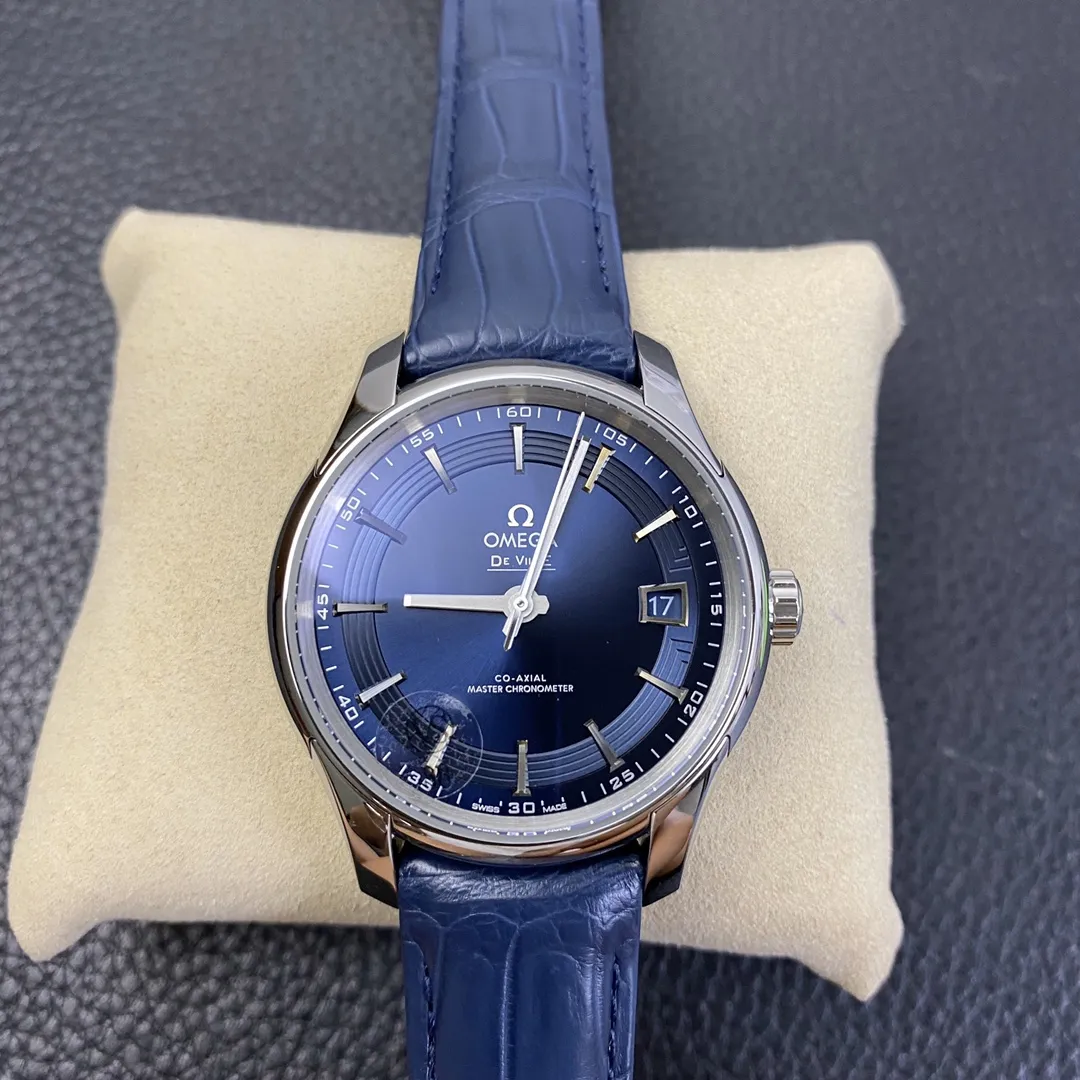 VS Factory Omega De Ville Hour Vision 41mm Blue Dial (431.33.41.21.03.001) 1:1 Super Clone – DD8900 Movement - VS Factory Official photo 2