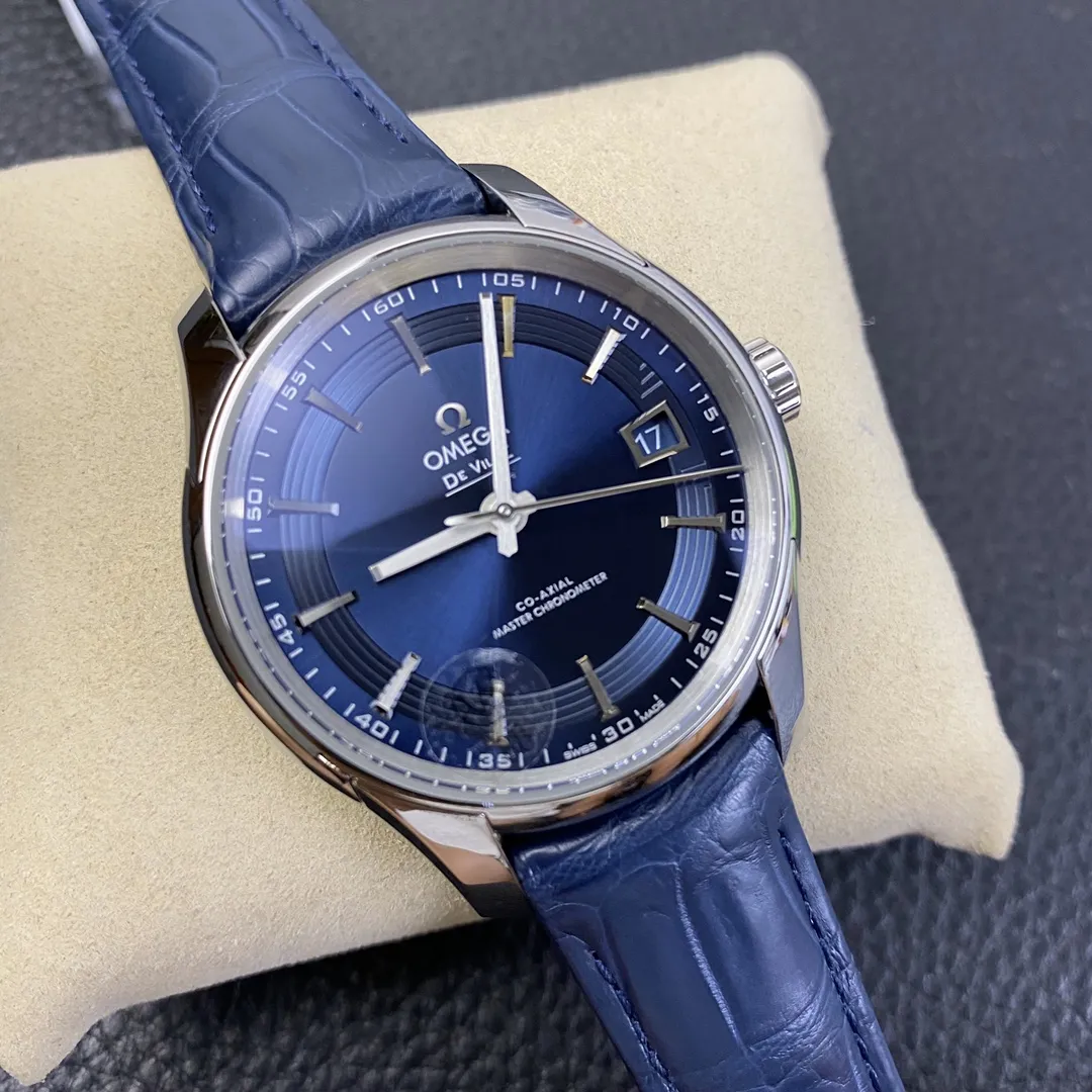 VS Factory Omega De Ville Hour Vision 41mm Blue Dial (431.33.41.21.03.001) 1:1 Super Clone – DD8900 Movement - VS Factory Official photo 3
