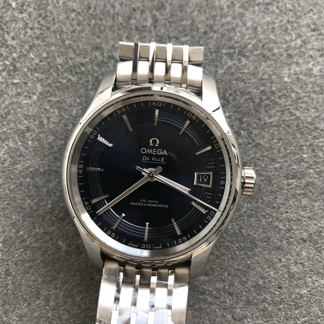 VS Factory Omega De Ville Hour Vision 41mm Blue Dial Steel Bracelet (433.10.41.21.03.001) 1:1 Super Clone -DD8900 Movement - VS Factory Official