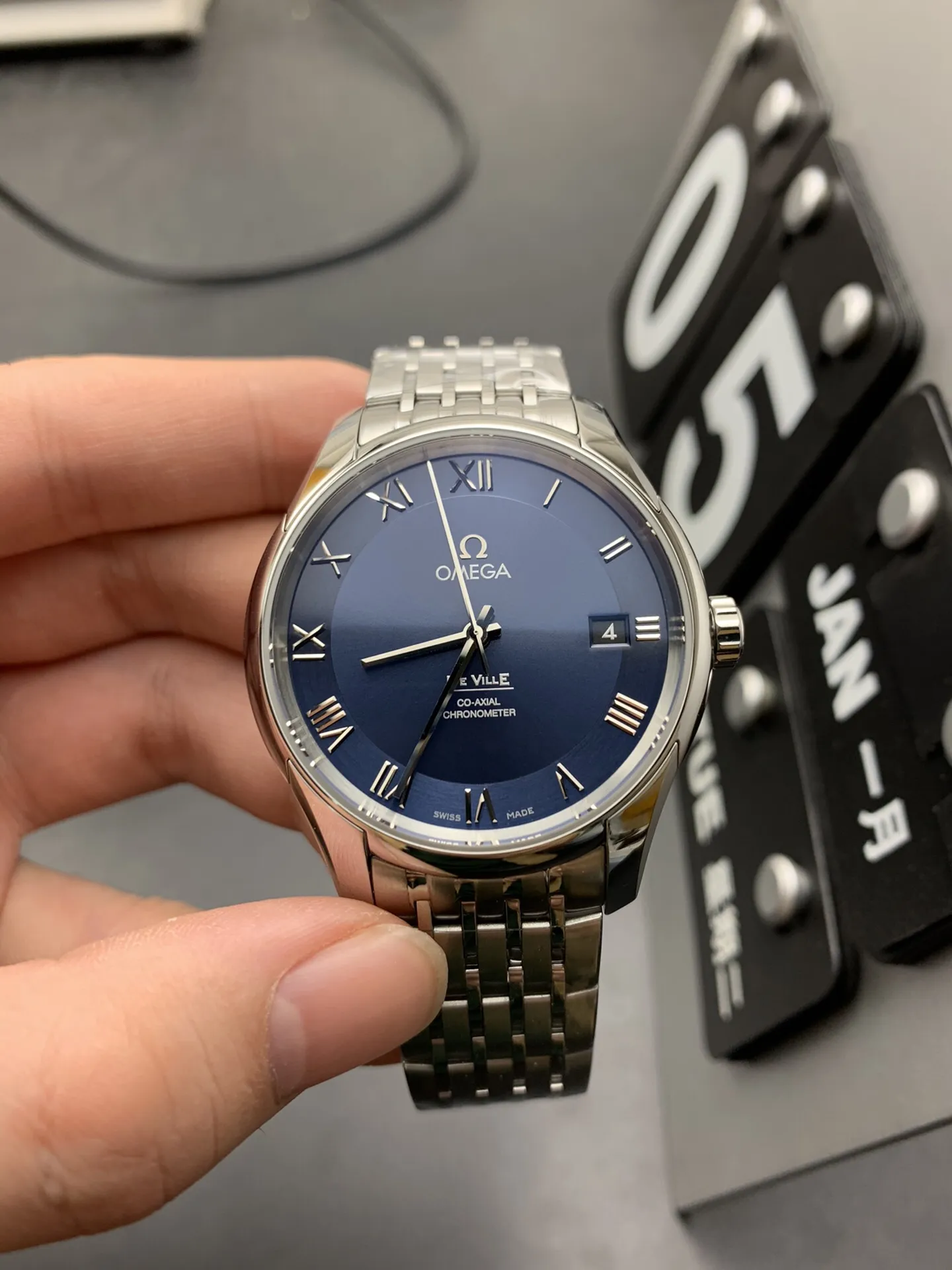 VS Factory Omega De Ville Prestige 39.5mm Blue Dial (424.10.40.20.03.001) 1:1 Super Clone - DD2500 Movement - VS Factory Official