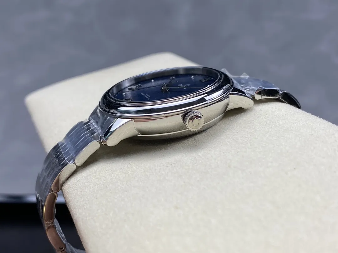 VS Factory Omega De Ville Prestige 40mm Dark Blue Dial Stainless Steel Bracelet (434.10.40.20.03.001) 1:1 Super Clone - DD8800 Movement - VS Factory Official photo 6