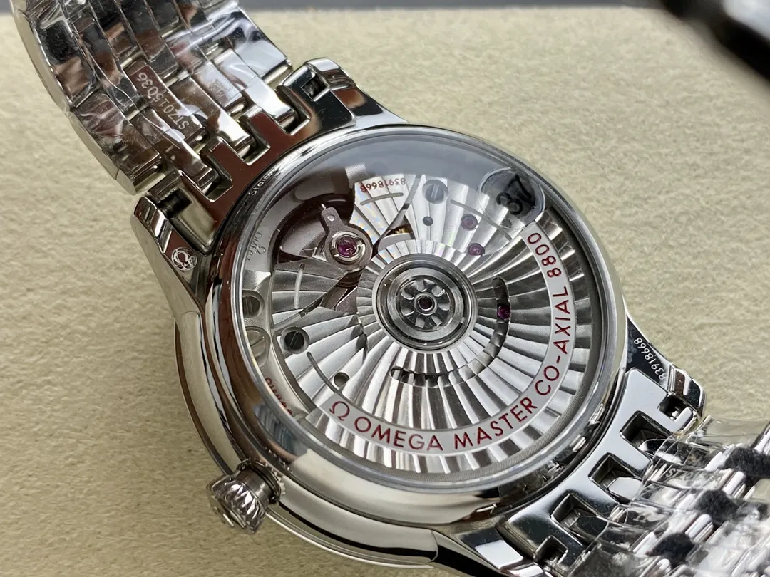 VS Factory Omega De Ville Prestige 40mm Dark Blue Dial Stainless Steel Bracelet (434.10.40.20.03.001) 1:1 Super Clone - DD8800 Movement - VS Factory Official photo 7