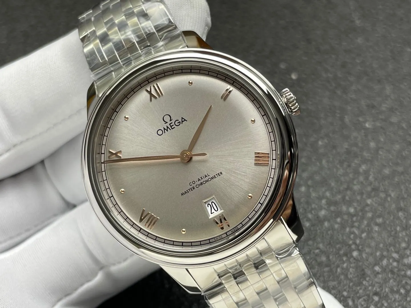 VS Factory Omega De Ville Prestige 40mm Grey Dial (434.10.40.20.06.001) 1:1 Super Clone – DD8800 Movement - VS Factory Official photo 4