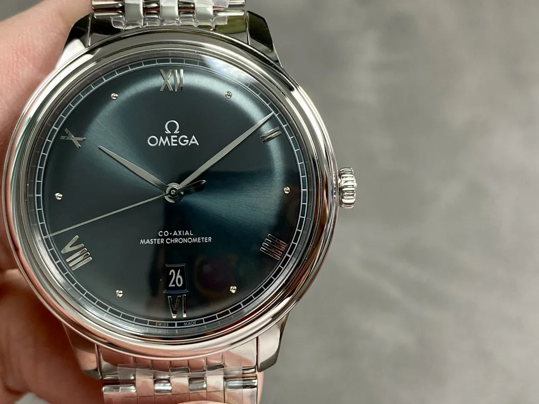 VS Factory Omega De Ville Prestige 40mm Pine Green Dial Stainless Steel Bracelet (434.10.40.20.10.001) 1:1 Super Clone - DD8800 Movement - VS Factory Official photo 2