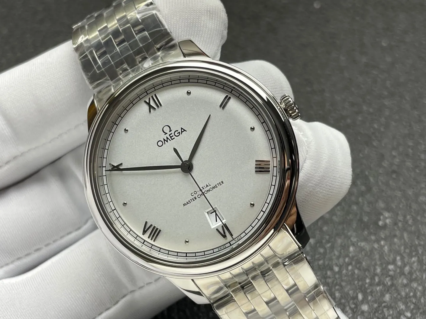VS Factory Omega De Ville Prestige 40mm Silver Dial (434.10.40.20.02.001) 1:1 Super Clone - DD8800 Movement - VS Factory Official photo 3