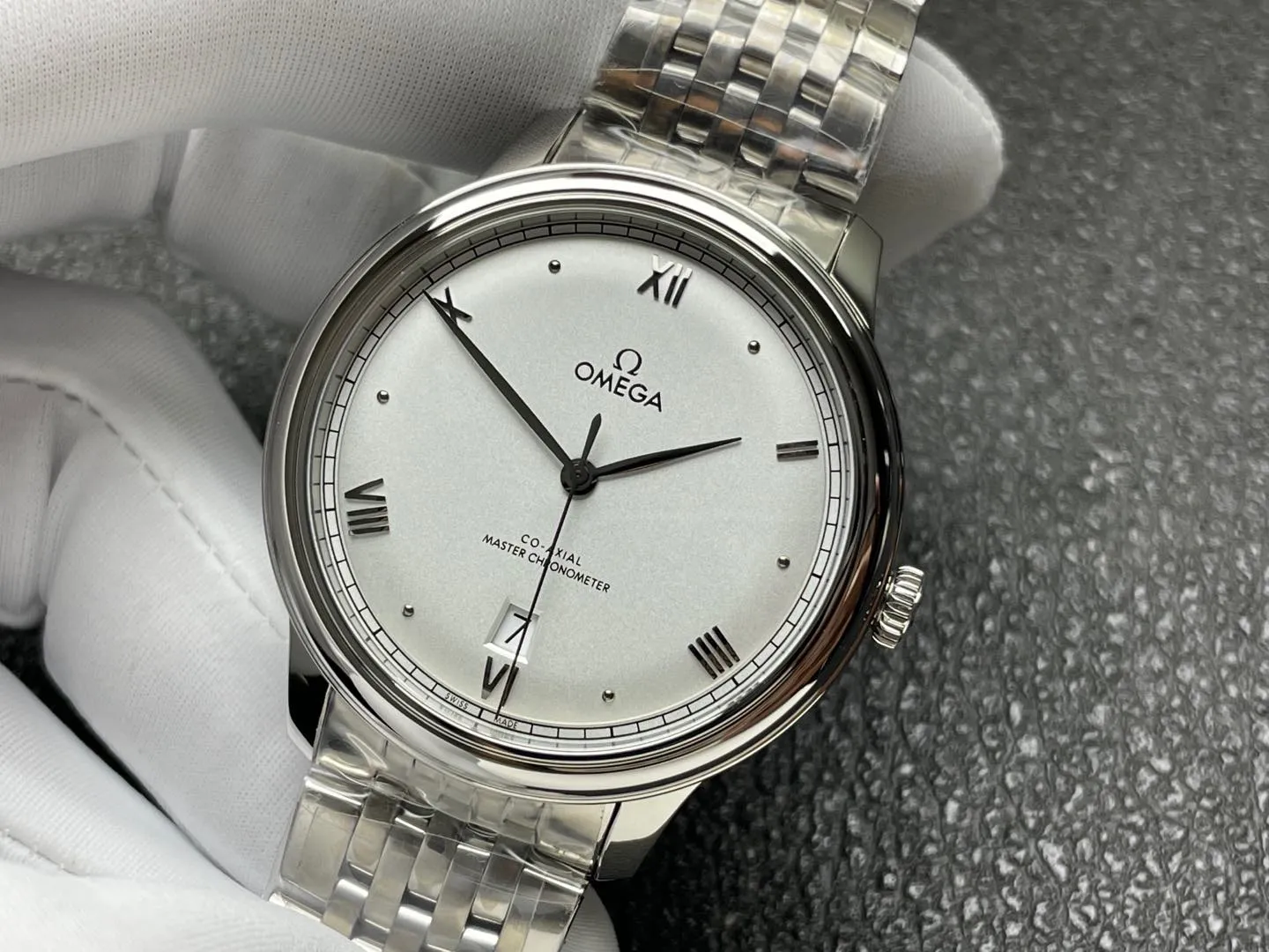 VS Factory Omega De Ville Prestige 40mm Silver Dial (434.10.40.20.02.001) 1:1 Super Clone - DD8800 Movement - VS Factory Official photo 4