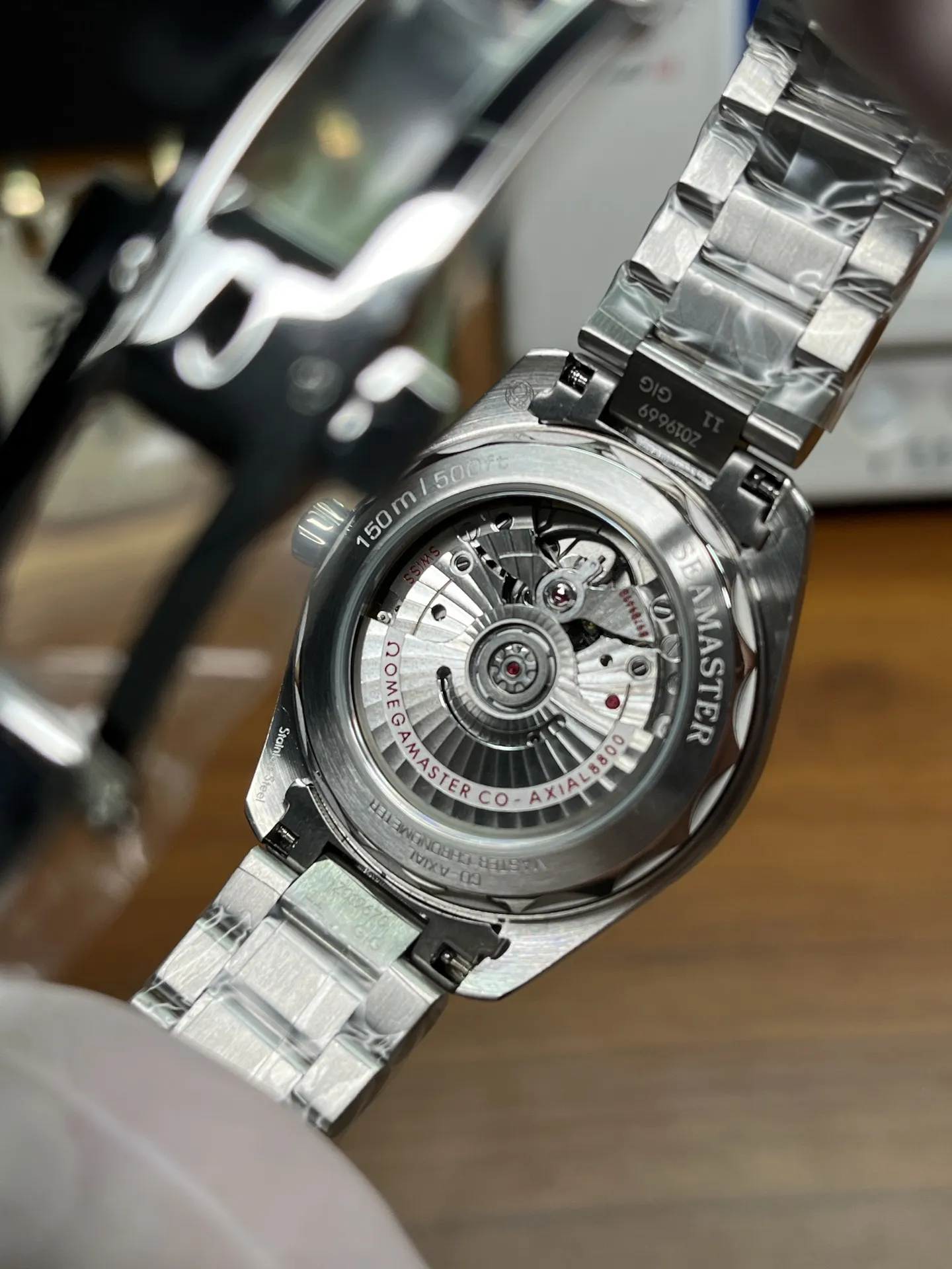 VS Factory Omega Seamaster Aqua Terra 150M 39.2mm Silver Dial Blued Hour Markers and Hands Smooth Bezel (2503.33.00) 1:1 Super Clone – DD2500 Movement - VS Factory Official photo 7