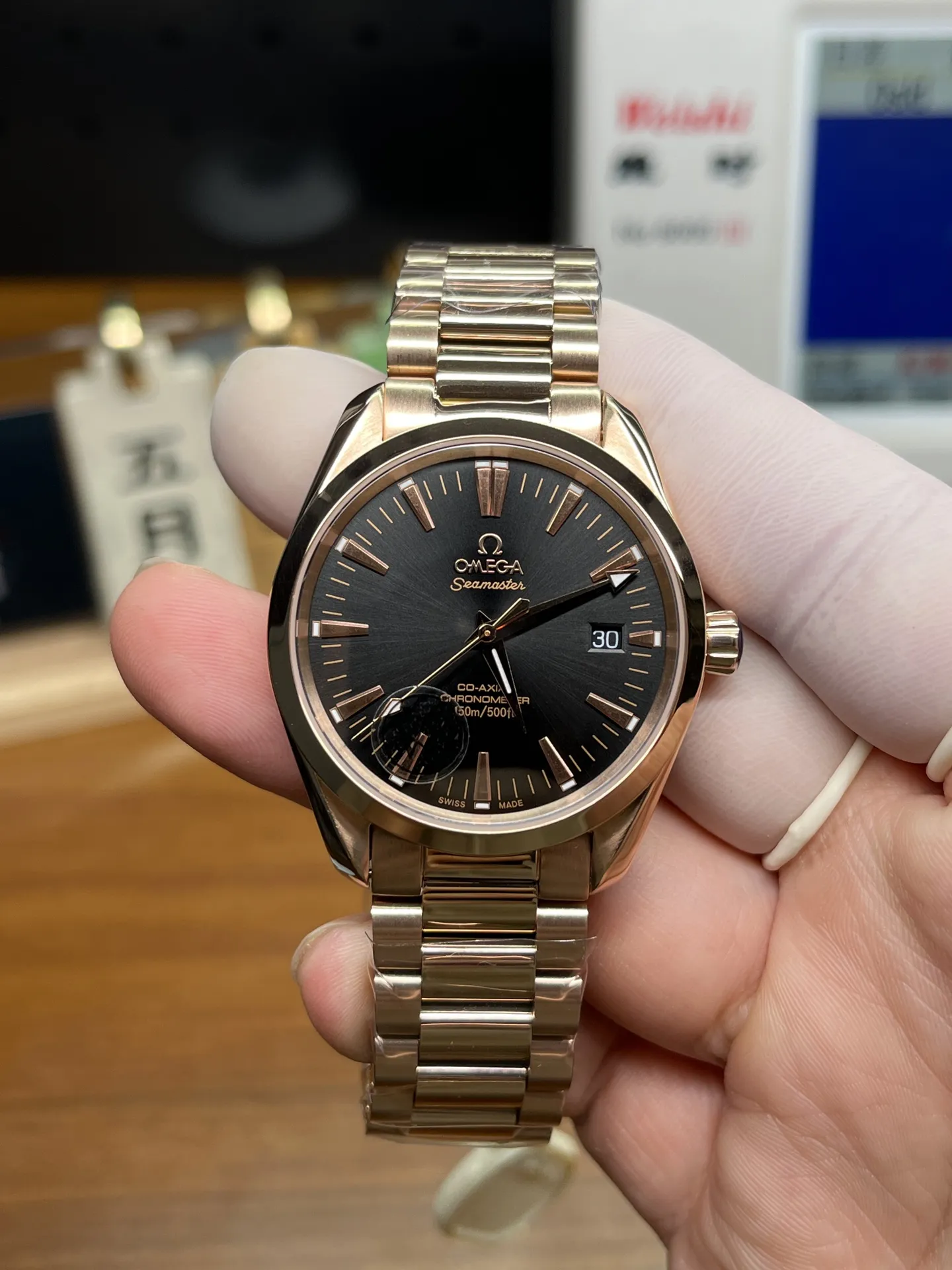 VS Factory Omega Seamaster Aqua Terra 150M 41.5mm Full Red Gold Grey Dial (231.50.42.21.06.002) 1:1 Super Clone – DD8500 Movement - VS Factory Official photo 2