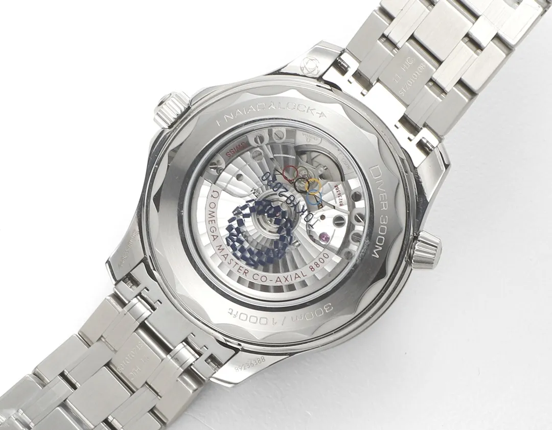 VS Factory Omega Seamaster Diver 300M 42mm White Dial Blue Bezel (210.30.42.20.04.002) 1:1 Super Clone – DD8800 Movement - VS Factory Official photo 8