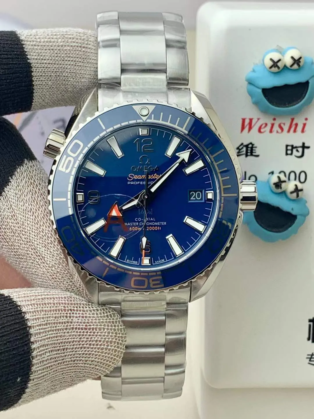 VS Factory Omega Seamaster Planet Ocean 600M GMT Blue Dial (215.30.44.22.03.001) 1:1 Super Clone – DD8906 Movement - VS Factory Official