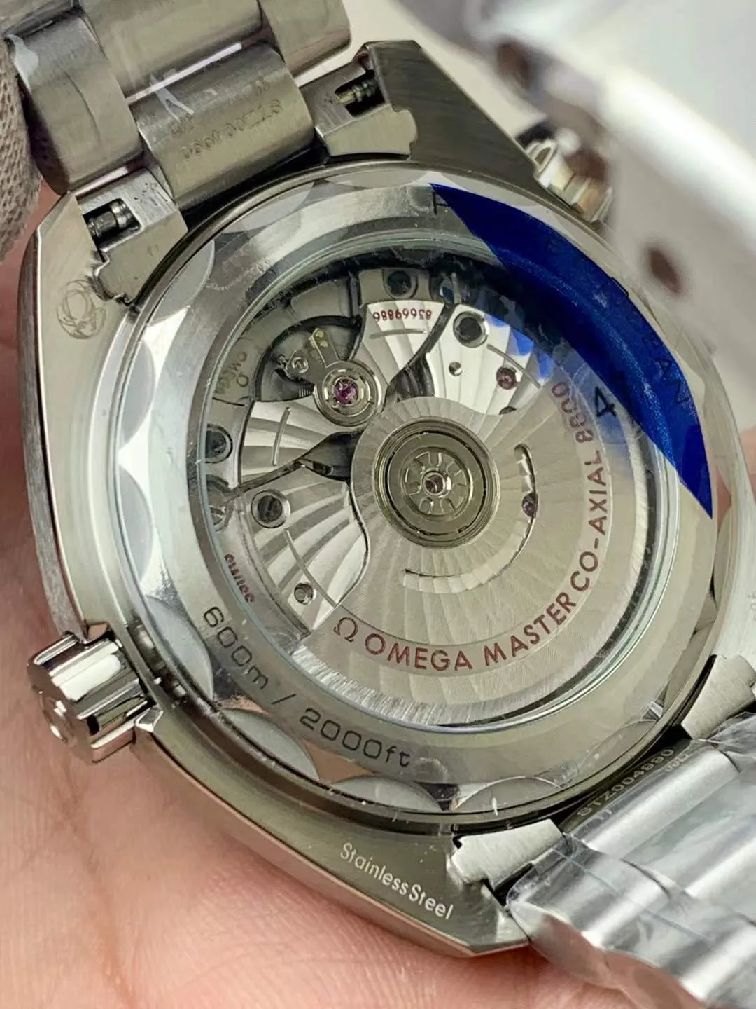 VS Factory Omega Seamaster Planet Ocean 600M GMT Blue Dial (215.30.44.22.03.001) 1:1 Super Clone – DD8906 Movement - VS Factory Official photo 5
