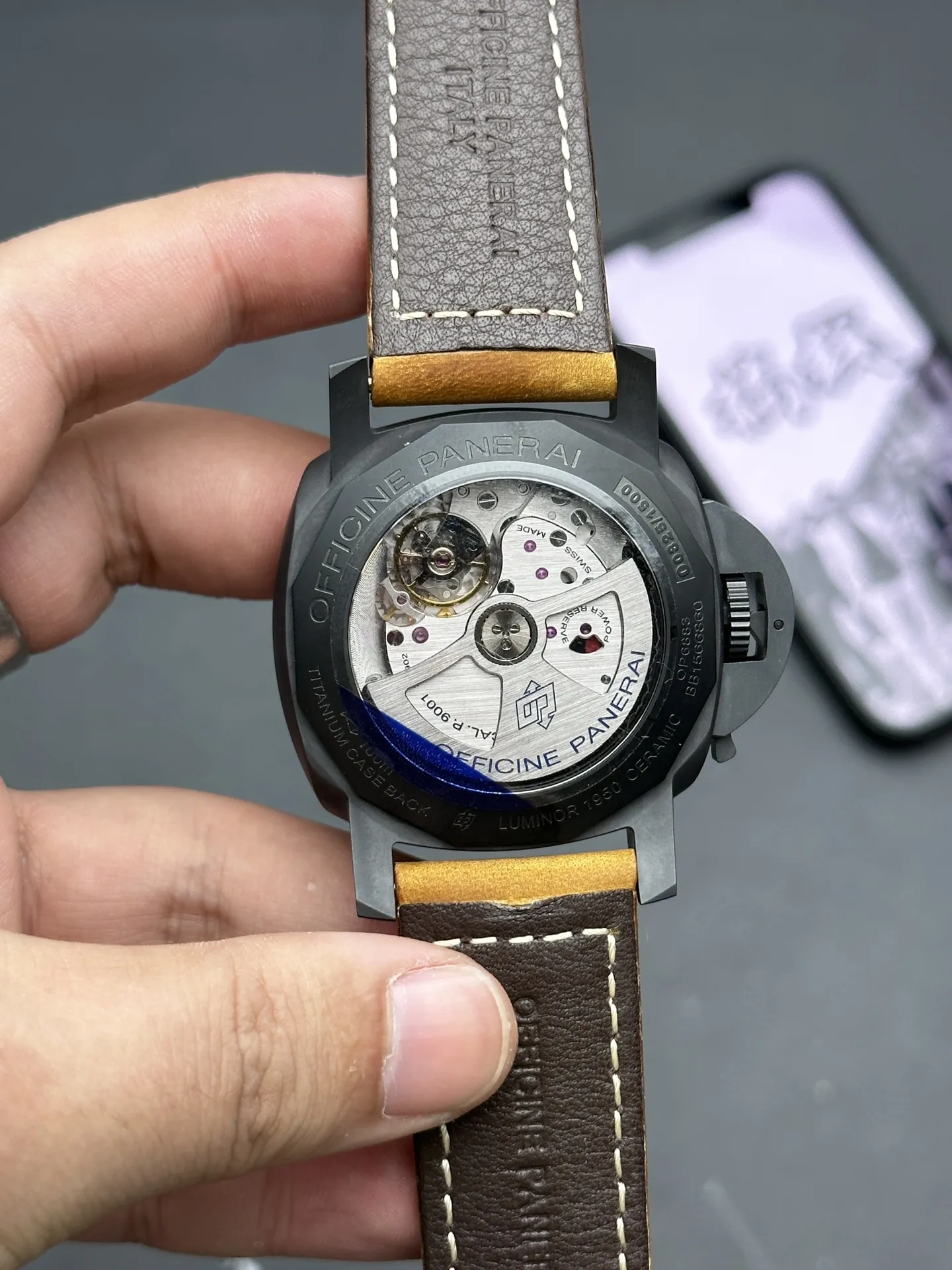 VS Factory Panerai Luminor 1950 GMT Ceramica 44mm PAM00441 1:1 Super Clone - DDP.9001 Movement - VS Factory Official photo 5