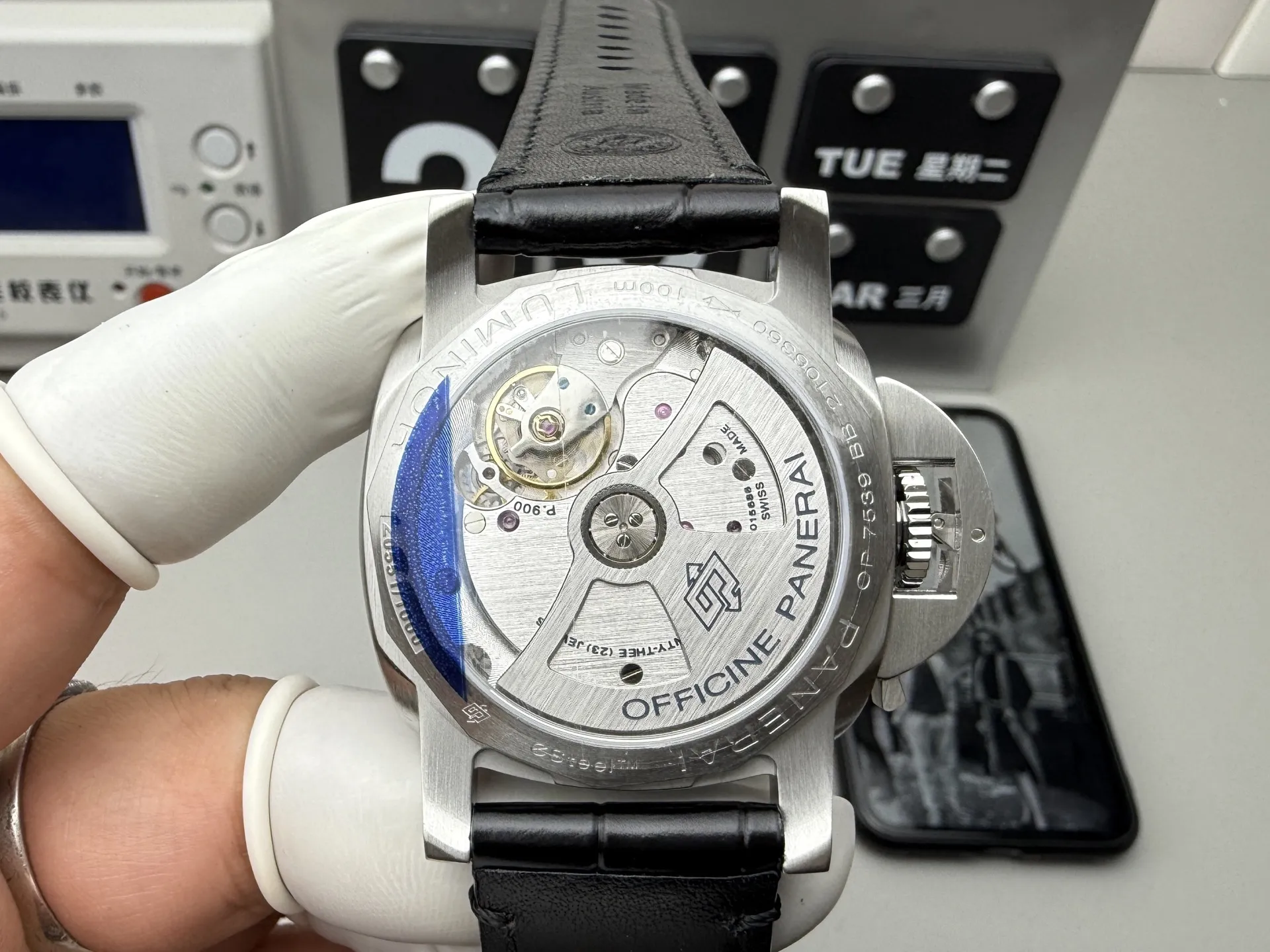 VS Factory Panerai Luminor BiTempo 44mm White Dial PAM01367 1:1 Super Clone - DDP.9012 Movement - VS Factory Official photo 8