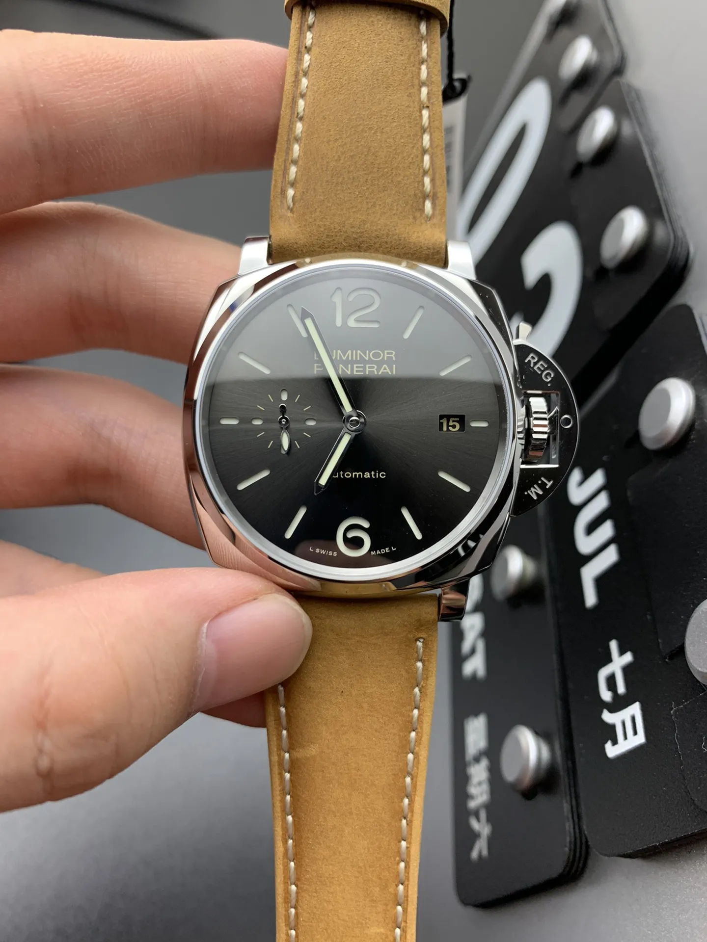 VS Factory Panerai Luminor Due 42mm PAM00904 "Scamosciato Edition" 1:1 Super Clone - DDP.900 Movement - VS Factory Official photo 2