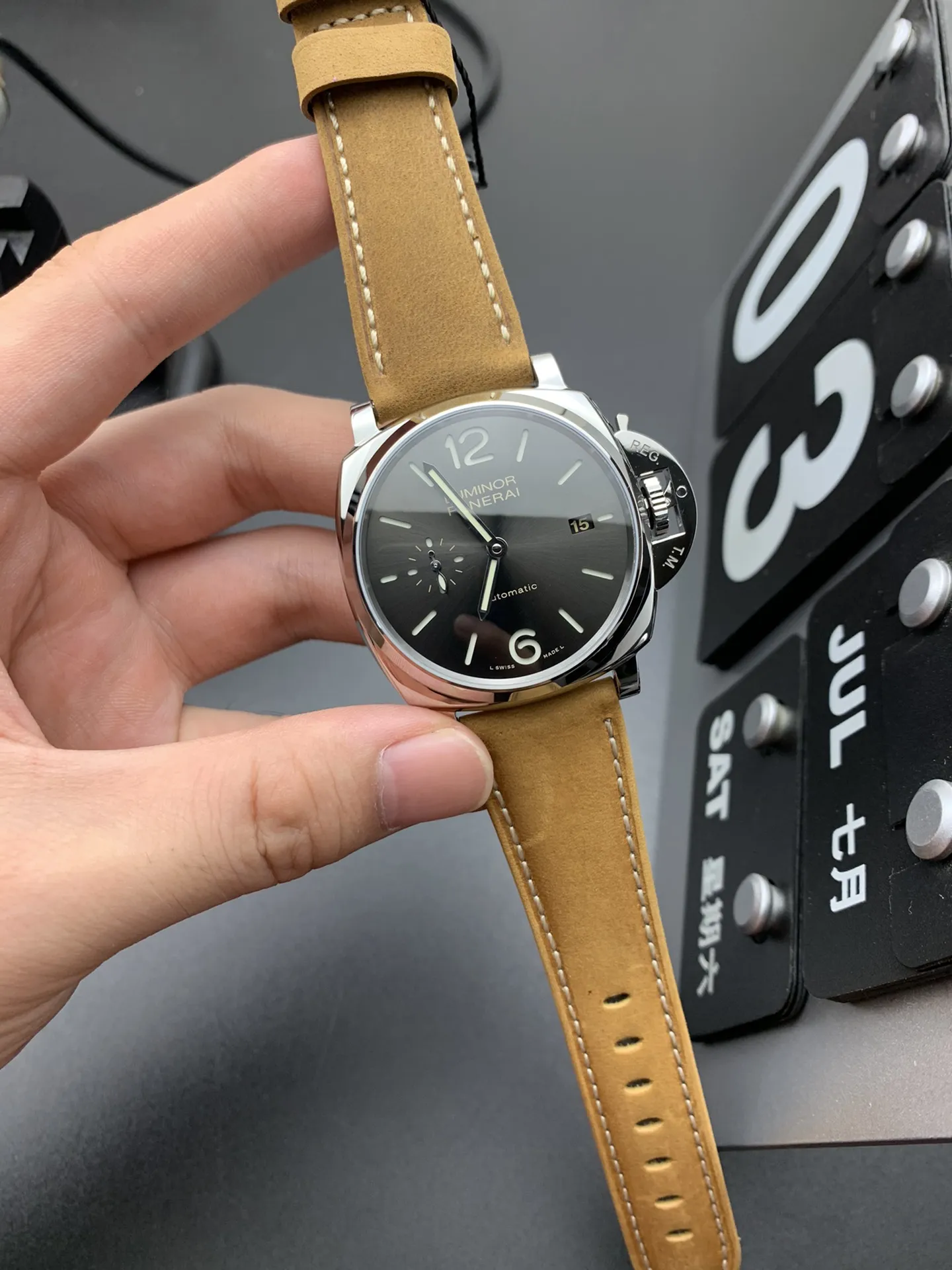 VS Factory Panerai Luminor Due 42mm PAM00904 "Scamosciato Edition" 1:1 Super Clone - DDP.900 Movement - VS Factory Official photo 5