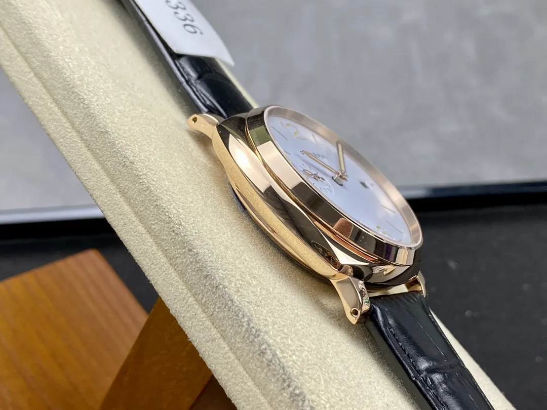 VS Factory Panerai Luminor Due 42mm White Dial Rose Gold Plated Smooth Bezel (PAM01336) 1:1 Super Clone – DDP.900 Movement - VS Factory Official photo 6
