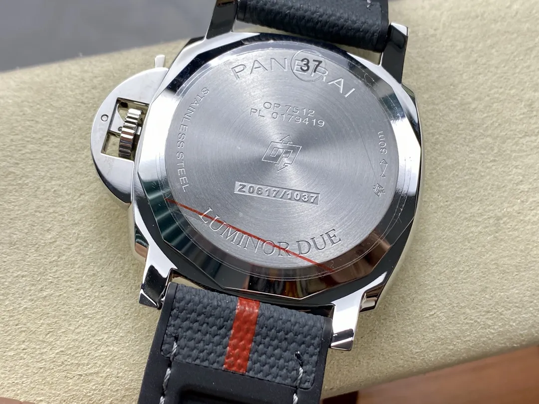 VS Factory Panerai Luminor Due Luna Rossa 42mm White Dial PAM01381 1:1 Super Clone - DD Movement - VS Factory Official photo 8