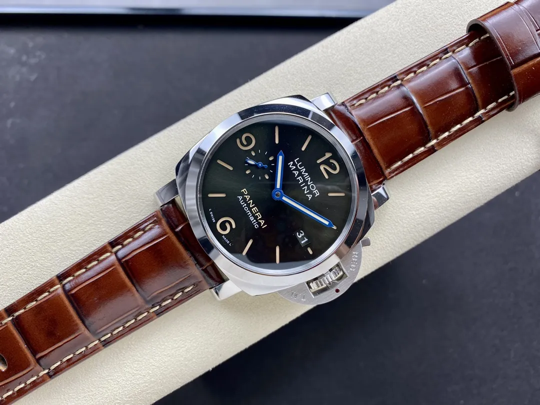 VS Factory Panerai Luminor Marina 44mm Green Sunburst Dial (PAM01116) 1:1 Super Clone – DDP.9010 Movement - VS Factory Official photo 3