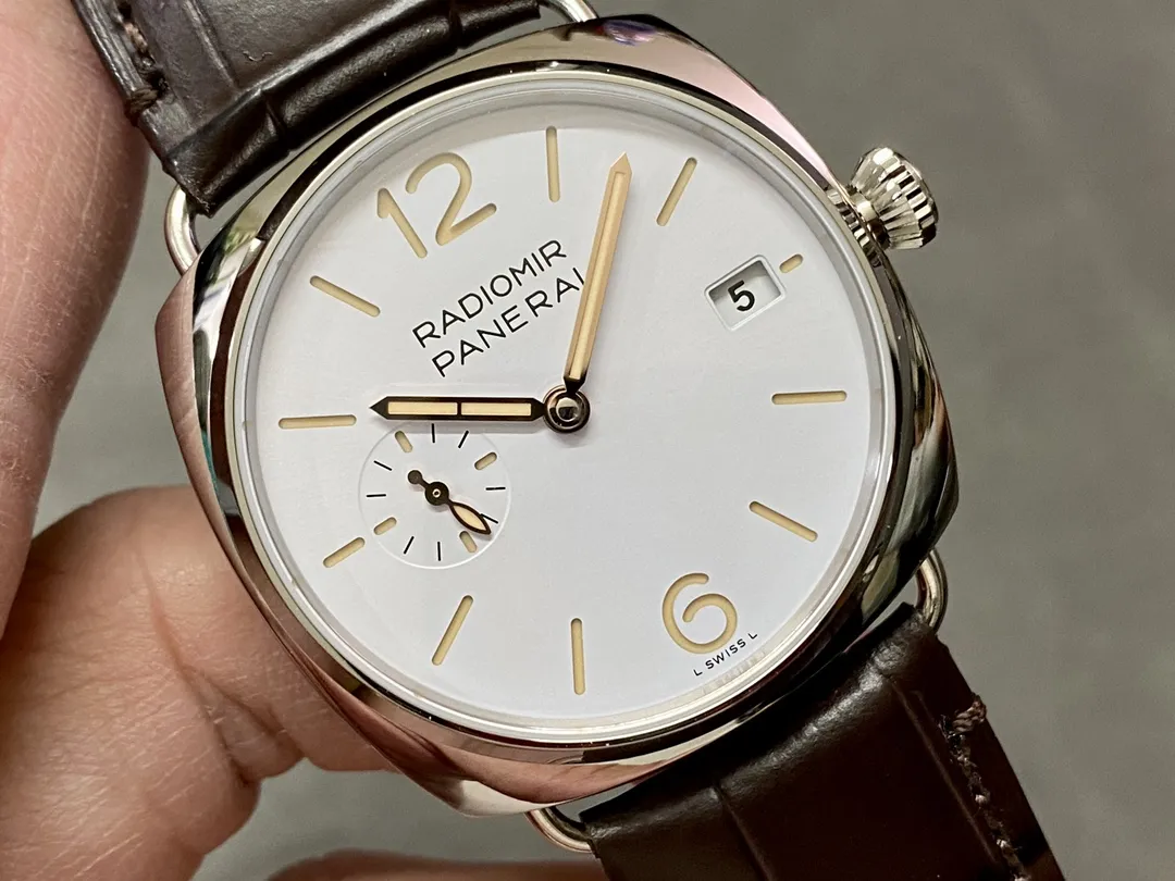 VS Factory Panerai Radiomir Quaranta 40mm White Dial PAM01292 1:1 Super Clone - DDP.900 Movement - VS Factory Official photo 3