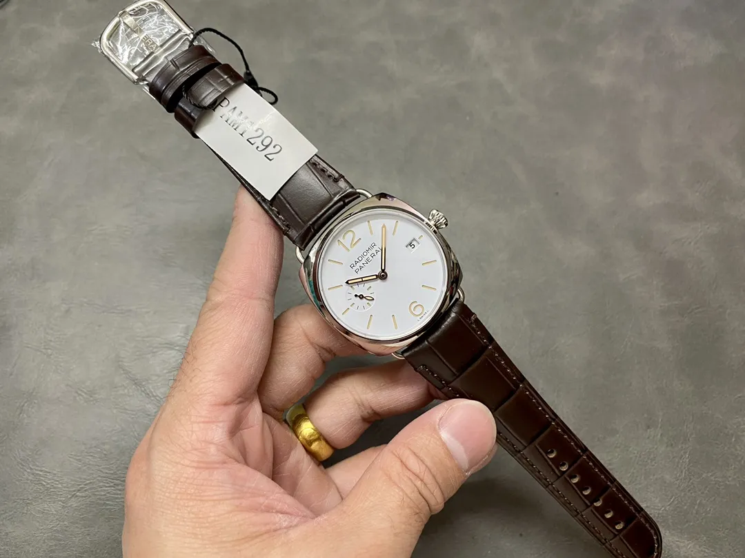 VS Factory Panerai Radiomir Quaranta 40mm White Dial PAM01292 1:1 Super Clone - DDP.900 Movement - VS Factory Official photo 6