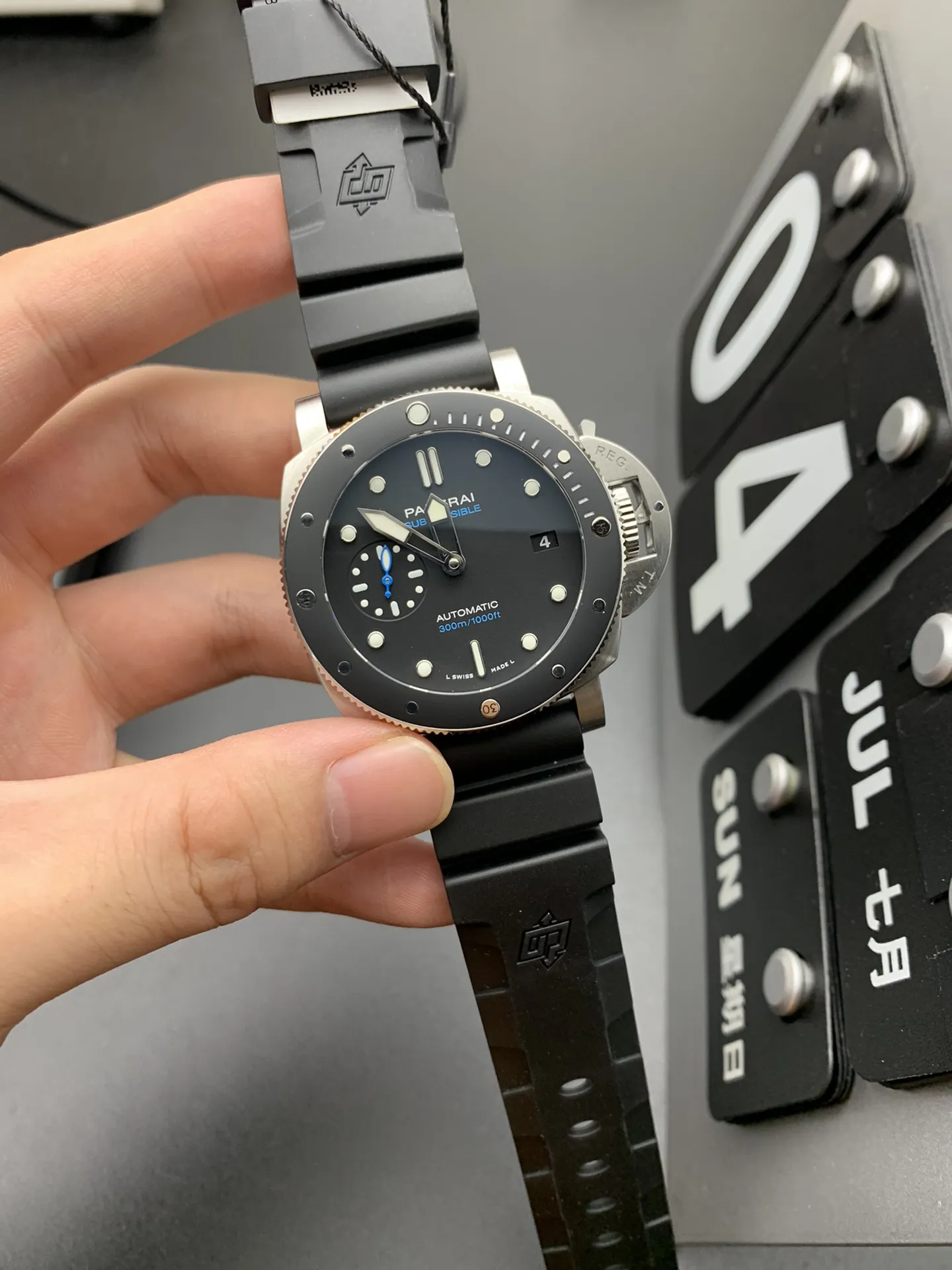 VS Factory Panerai Submersible 42mm Black Ceramic Bezel PAM00683 1:1 Super Clone - DDP.900 Movement - VS Factory Official photo 4