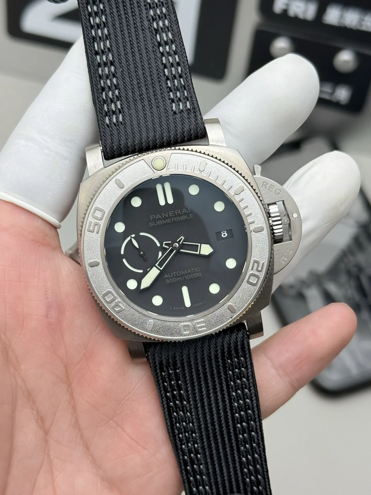 VS Factory Panerai Submersible 42mm Black Dial PAM00973 1:1 Super Clone - DDP.900 Movement - VS Factory Official photo 3