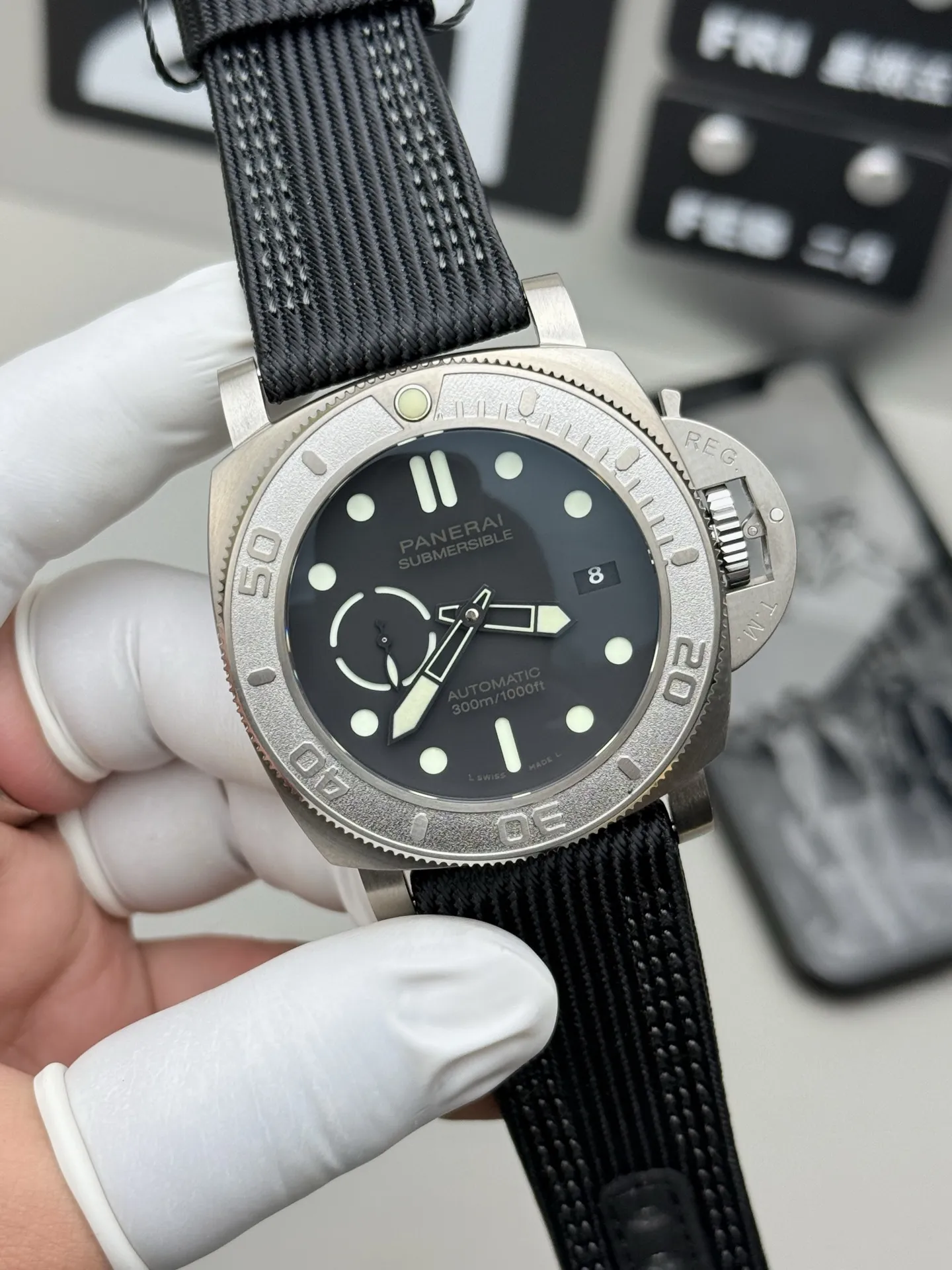 VS Factory Panerai Submersible 42mm Black Dial PAM00973 1:1 Super Clone - DDP.900 Movement - VS Factory Official photo 4