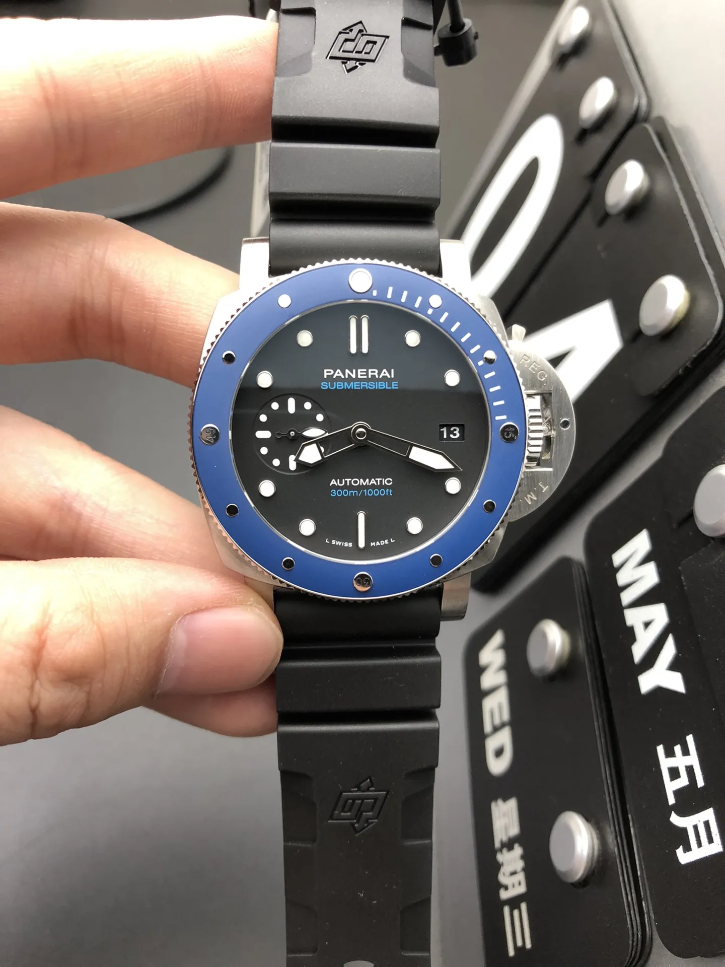 VS Factory Panerai Submersible "Azzurro" 42mm PAM01209 1:1 Super Clone - DDP.900 Movement - VS Factory Official photo 2