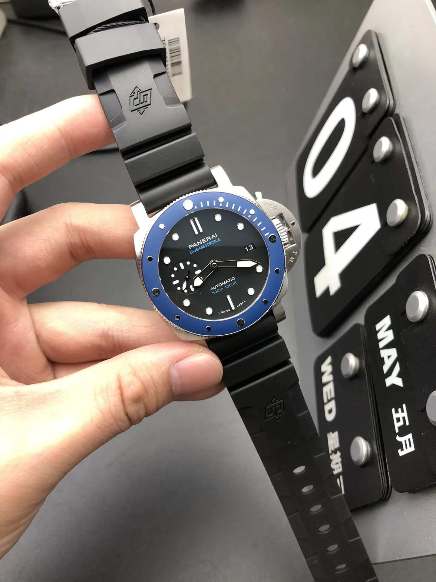 VS Factory Panerai Submersible "Azzurro" 42mm PAM01209 1:1 Super Clone - DDP.900 Movement - VS Factory Official photo 5