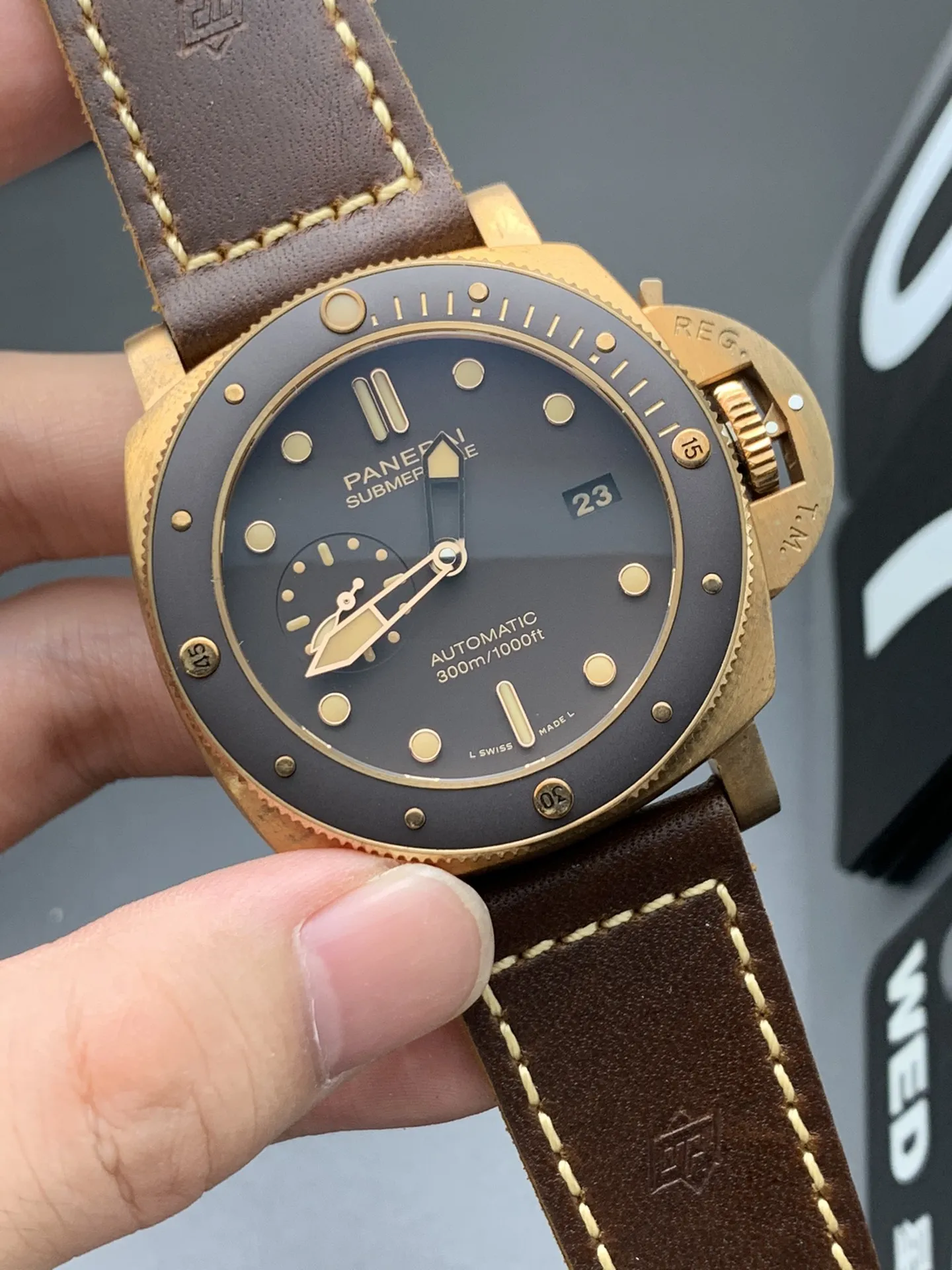 VS Factory Panerai Submersible Bronzo 47mm PAM00968 1:1 Super Clone - DDP.9010 Movement - VS Factory Official photo 3
