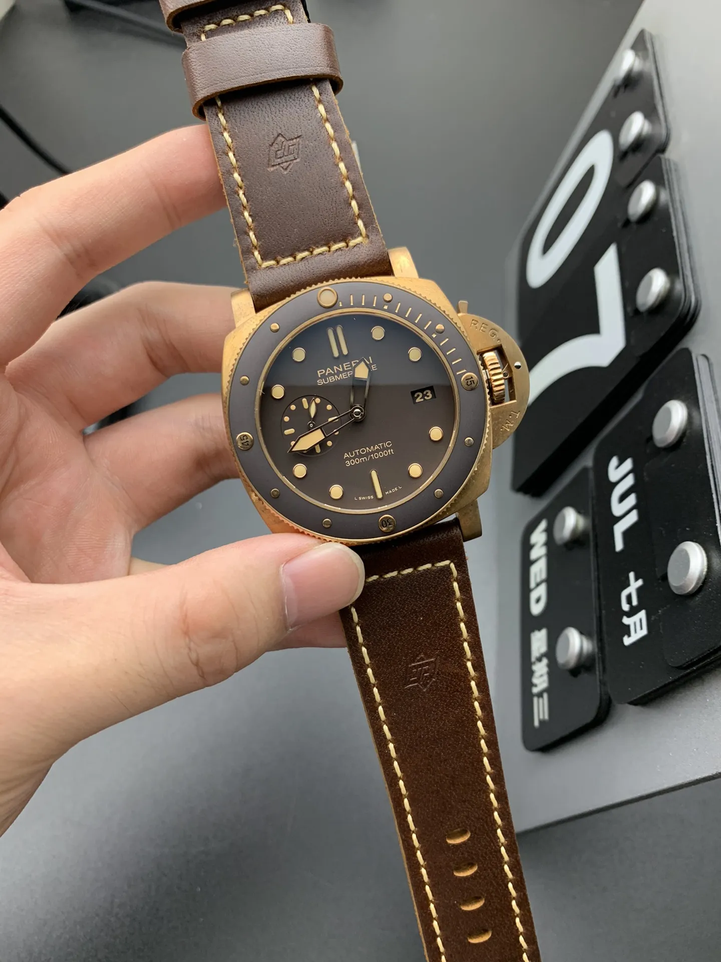 VS Factory Panerai Submersible Bronzo 47mm PAM00968 1:1 Super Clone - DDP.9010 Movement - VS Factory Official photo 4