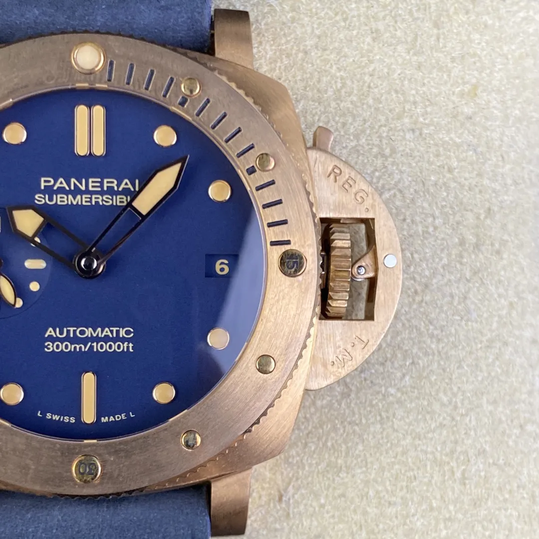 VS Factory Panerai Submersible Bronzo "Blu Abisso" 42mm PAM01074 1:1 Super Clone - DDP.900 Movement - VS Factory Official photo 3