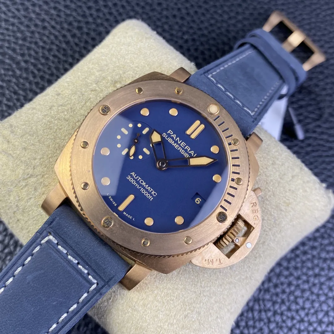 VS Factory Panerai Submersible Bronzo "Blu Abisso" 42mm PAM01074 1:1 Super Clone - DDP.900 Movement - VS Factory Official photo 5