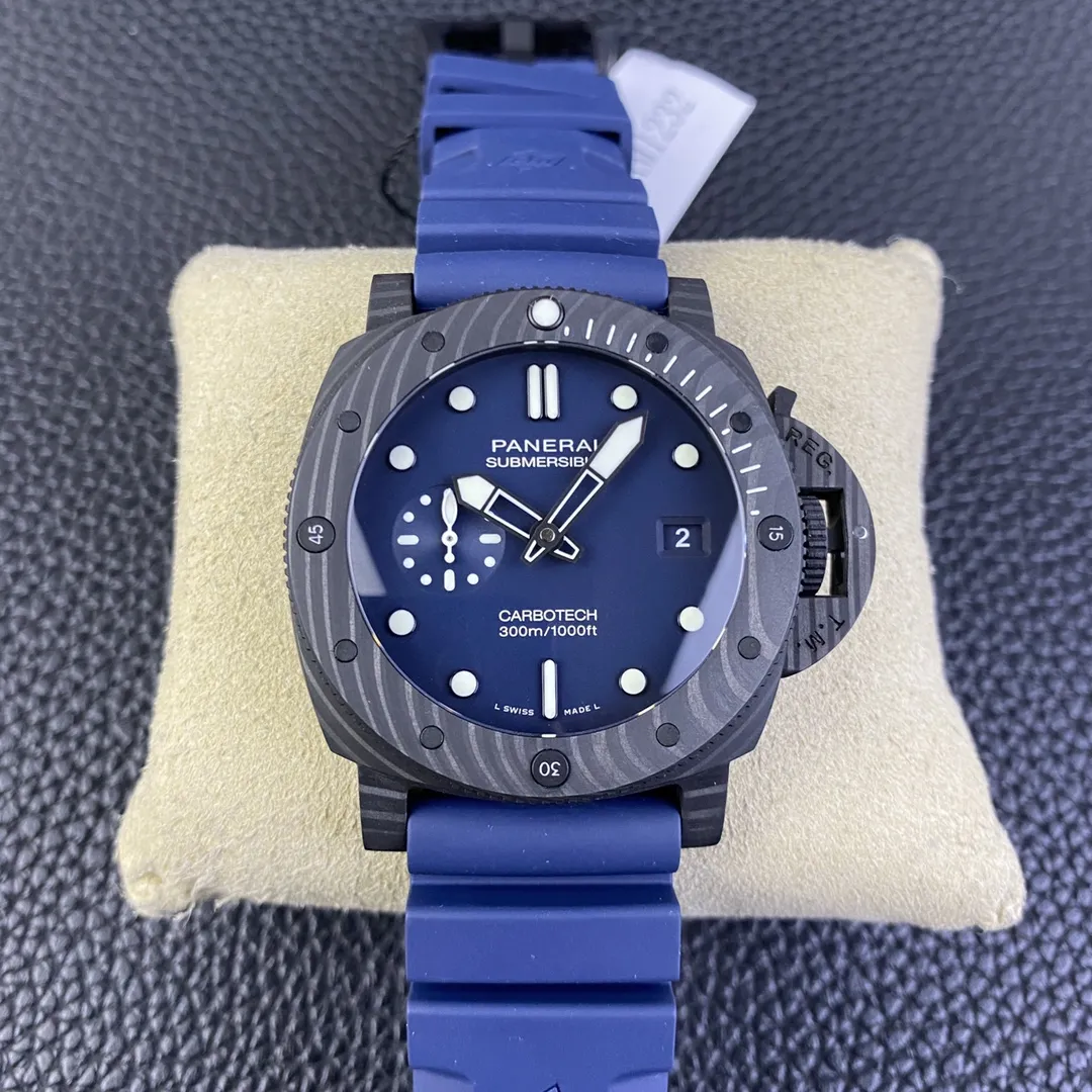VS Factory Panerai Submersible Carbotech 44mm Blue Dial (PAM01232) 1:1 Super Clone – DDP.9000 Movement - VS Factory Official