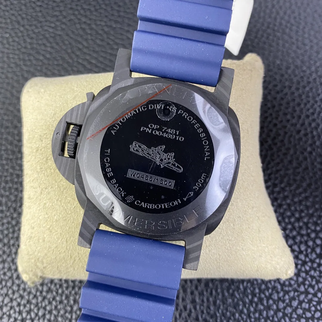 VS Factory Panerai Submersible Carbotech 44mm Blue Dial (PAM01232) 1:1 Super Clone – DDP.9000 Movement - VS Factory Official photo 8