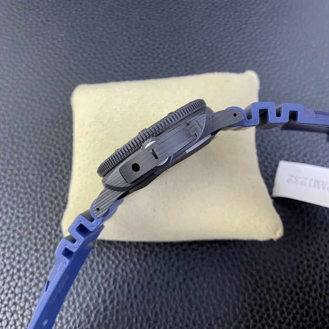 VS Factory Panerai Submersible Carbotech 44mm Blue Dial (PAM01232) 1:1 Super Clone – DDP.9000 Movement - VS Factory Official photo 9