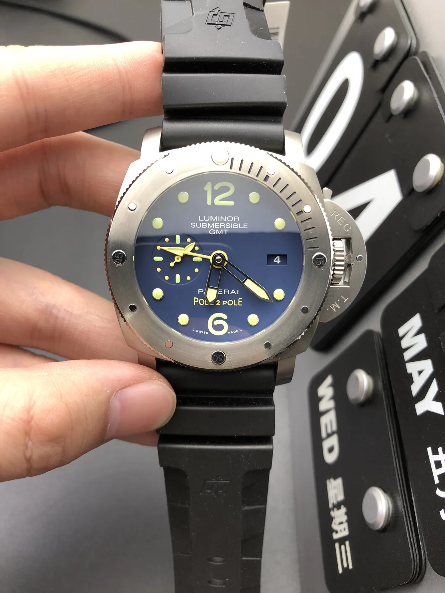 VS Factory Panerai Submersible GMT "Pole2Pole" 47mm PAM00719 1:1 Super Clone - DDP.9001 Movement - VS Factory Official