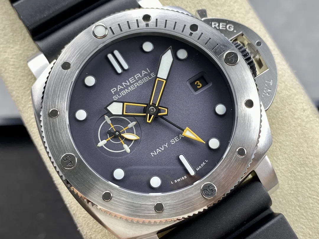 VS Factory Panerai Submersible "Navy SEALs" 44mm PAM01323 1:1 Super Clone - Custom Dandong P.900 Movement - VS Factory Official photo 3