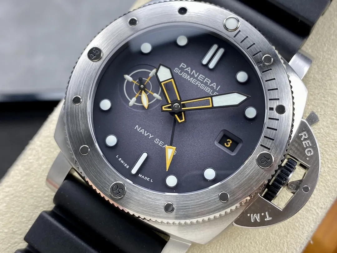 VS Factory Panerai Submersible "Navy SEALs" 44mm PAM01323 1:1 Super Clone - Custom Dandong P.900 Movement - VS Factory Official photo 4
