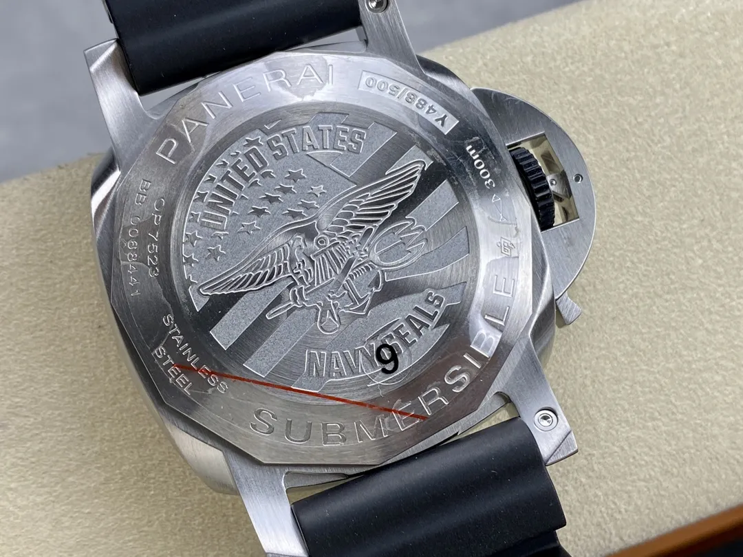 VS Factory Panerai Submersible "Navy SEALs" 44mm PAM01323 1:1 Super Clone - Custom Dandong P.900 Movement - VS Factory Official photo 7