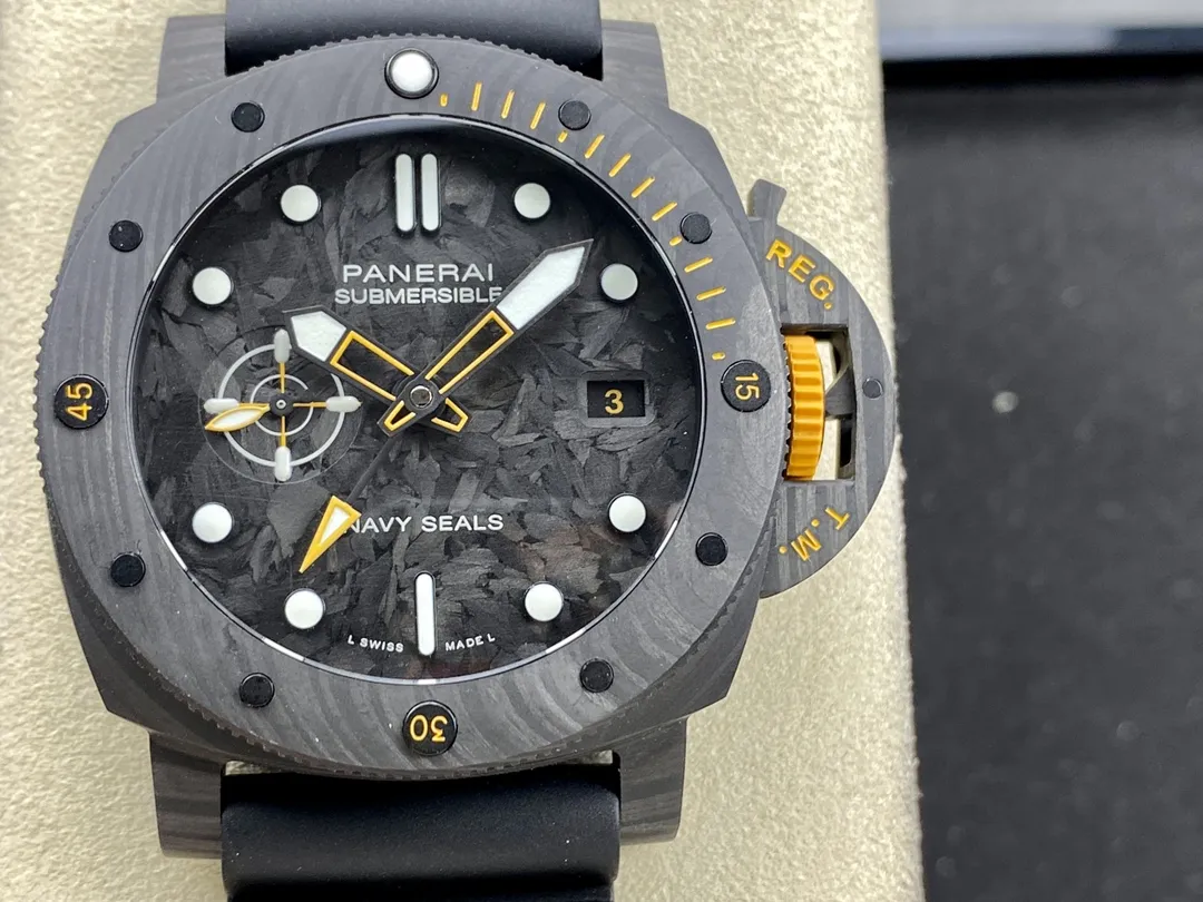 VS Factory Panerai Submersible "Navy SEALs" Carbotech 44mm PAM01324 1:1 Super Clone - DDP.900 Movement - VS Factory Official