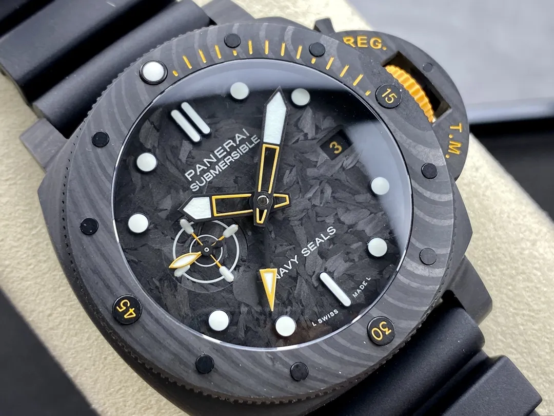VS Factory Panerai Submersible "Navy SEALs" Carbotech 44mm PAM01324 1:1 Super Clone - DDP.900 Movement - VS Factory Official photo 3
