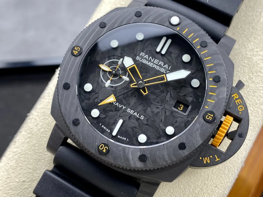 VS Factory Panerai Submersible "Navy SEALs" Carbotech 44mm PAM01324 1:1 Super Clone - DDP.900 Movement - VS Factory Official photo 4