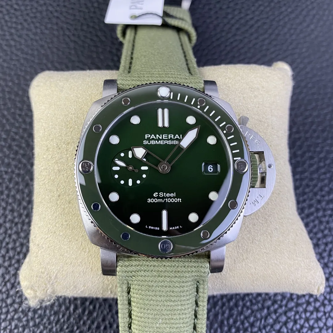 VS Factory Panerai Submersible QuarantaQuattro 44mm Gradient Green Dial (PAM01287) 1:1 Super Clone – DDP.900 Movement - VS Factory Official