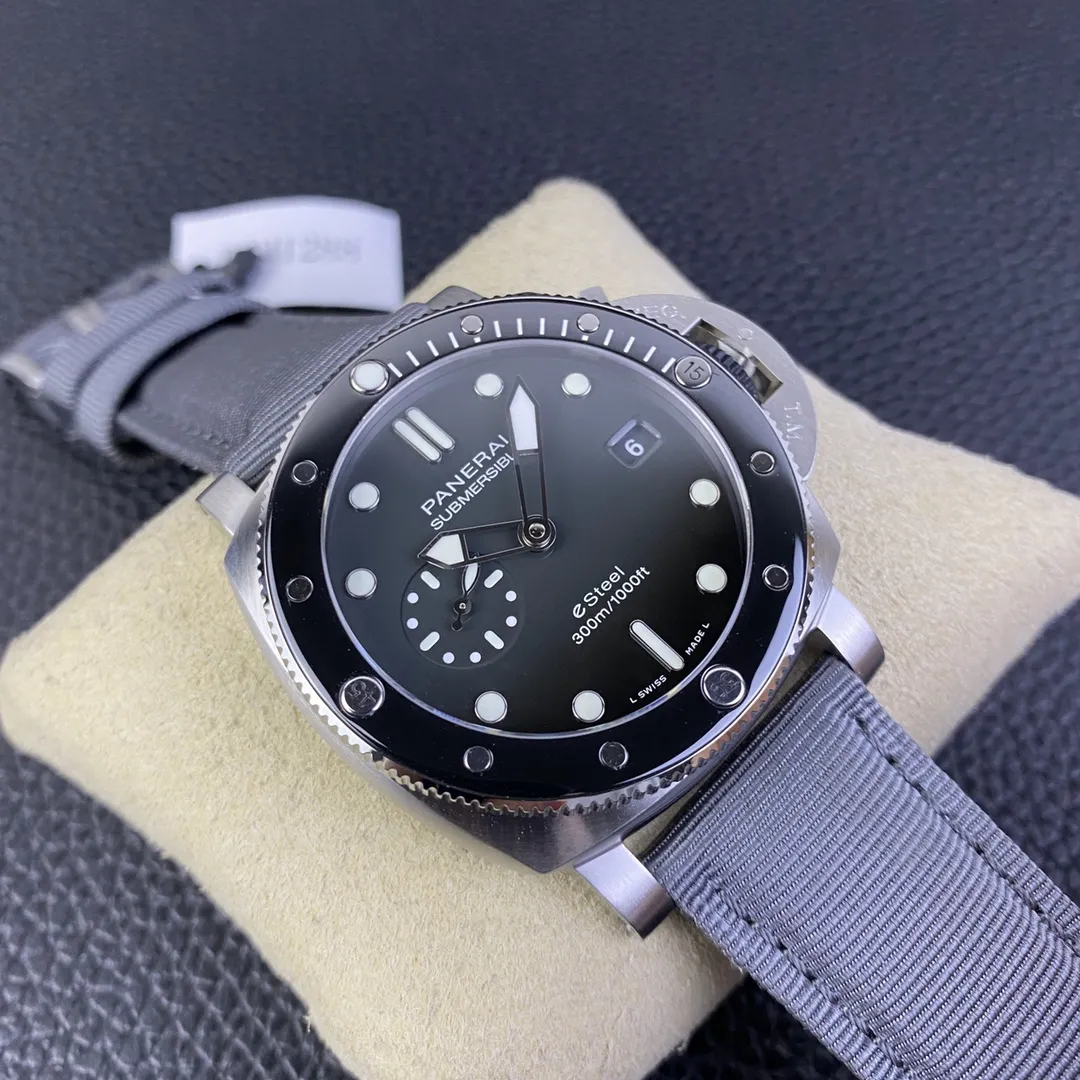 VS Factory Panerai Submersible QuarantaQuattro 44mm Grigio Roccia (PAM01288) 1:1 Super Clone – DDP.900 Movement - VS Factory Official photo 4