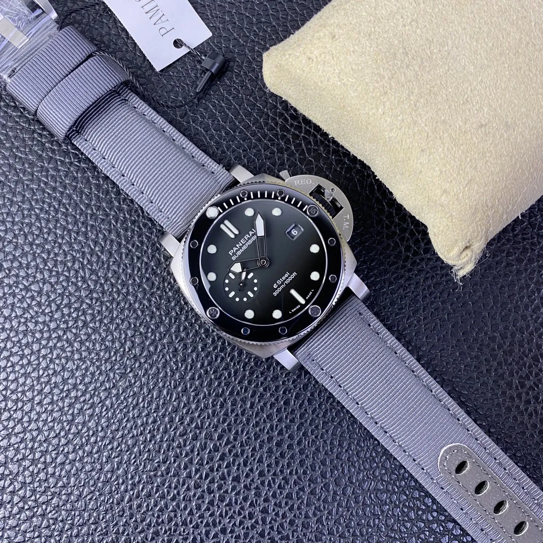VS Factory Panerai Submersible QuarantaQuattro 44mm Grigio Roccia (PAM01288) 1:1 Super Clone – DDP.900 Movement - VS Factory Official photo 6