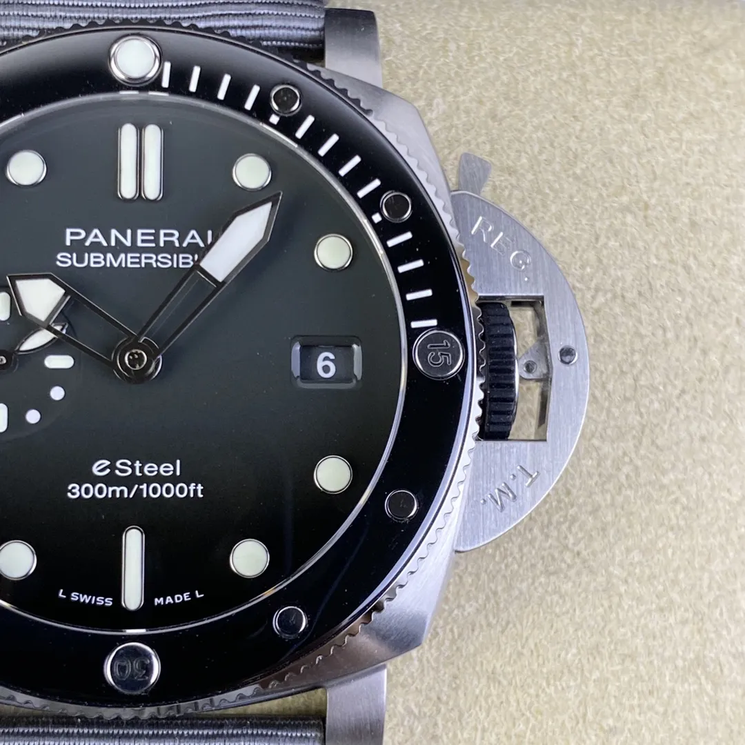VS Factory Panerai Submersible QuarantaQuattro 44mm Grigio Roccia (PAM01288) 1:1 Super Clone – DDP.900 Movement - VS Factory Official photo 8