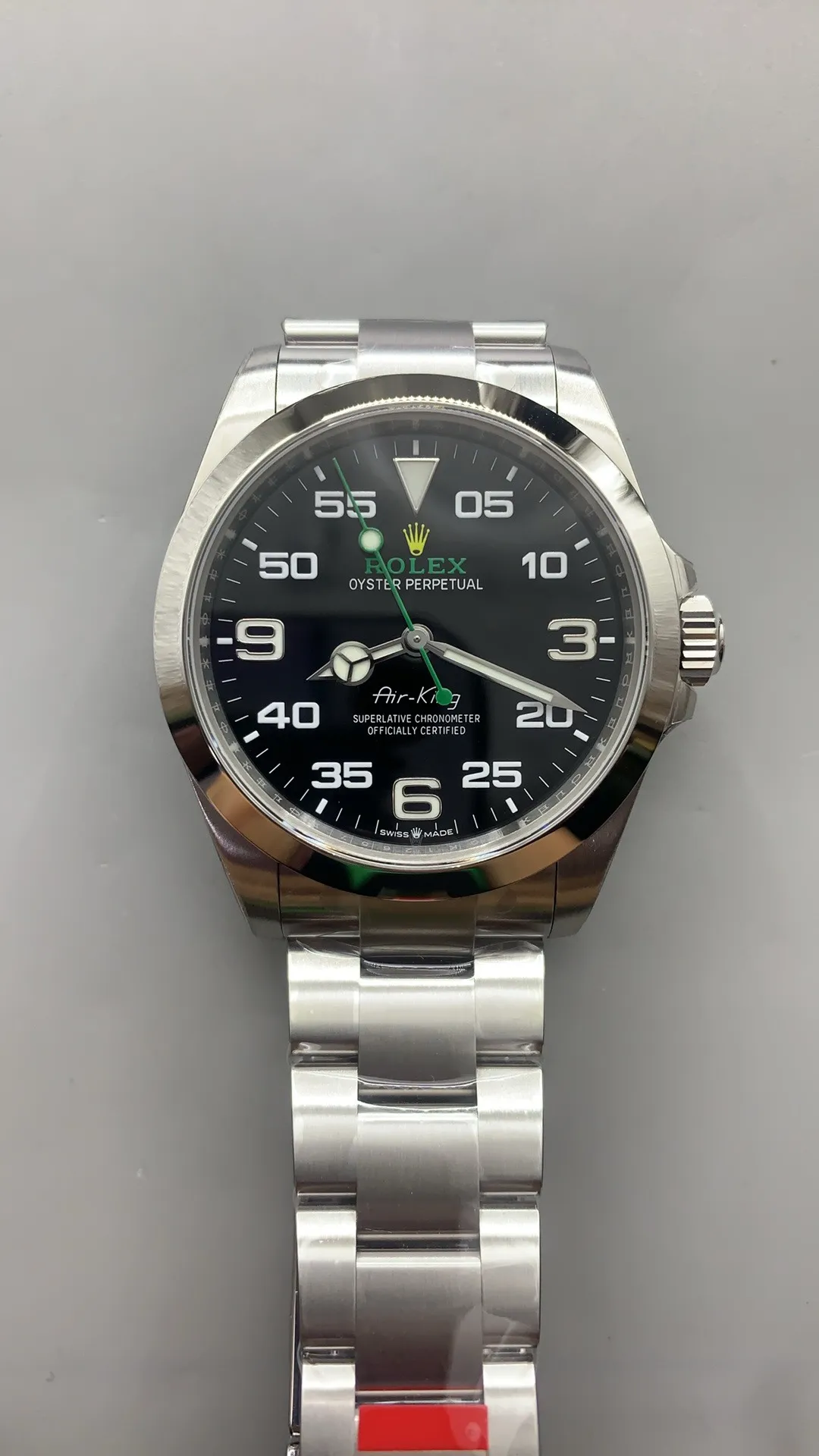 VS Factory Rolex Air-King 40mm Black Dial Smooth Bezel Oyster Bracelet (126900) 1:1 Super Clone - DD3230 Movement - VS Factory Official